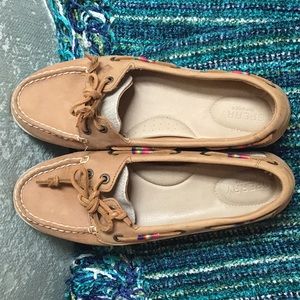 Rarely worn Sperry  leather boat shoes